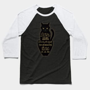 Binx Black Cat Curse Baseball T-Shirt